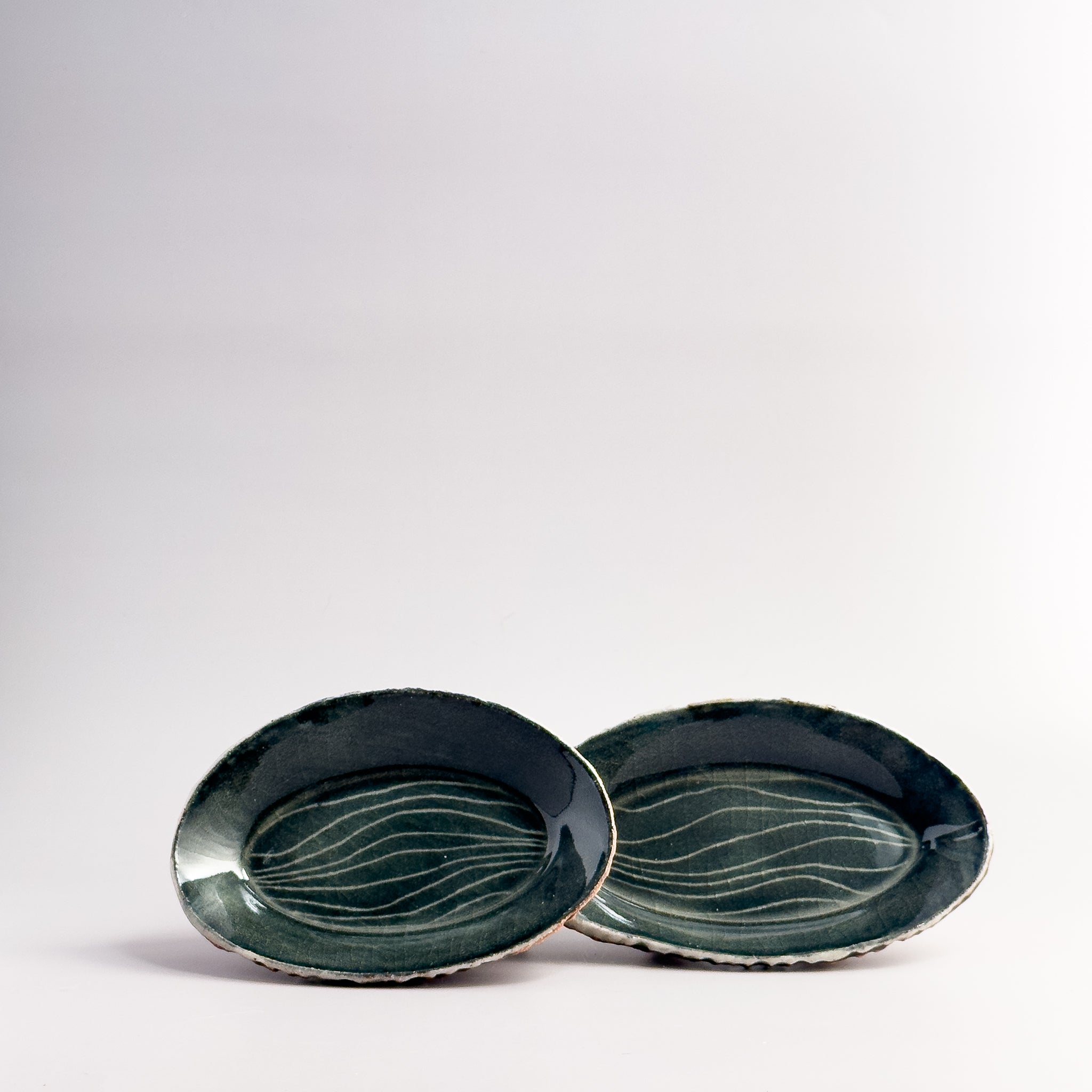 Textured Stoneware Trinket Dish