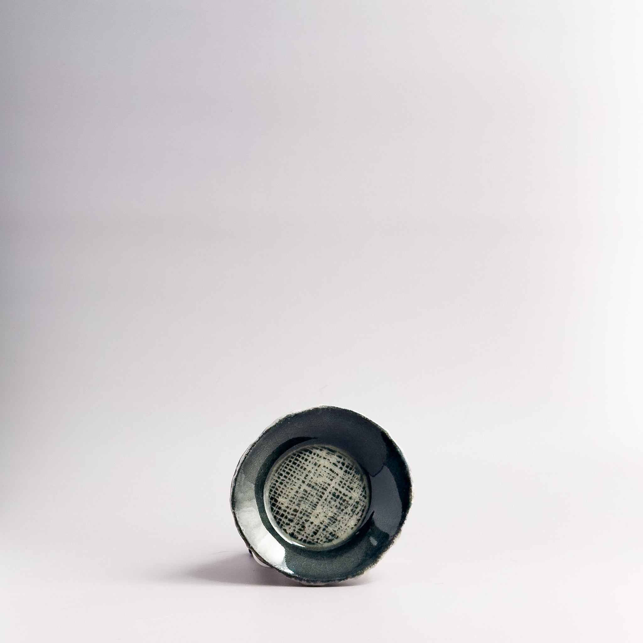 Textured Stoneware Trinket Dish