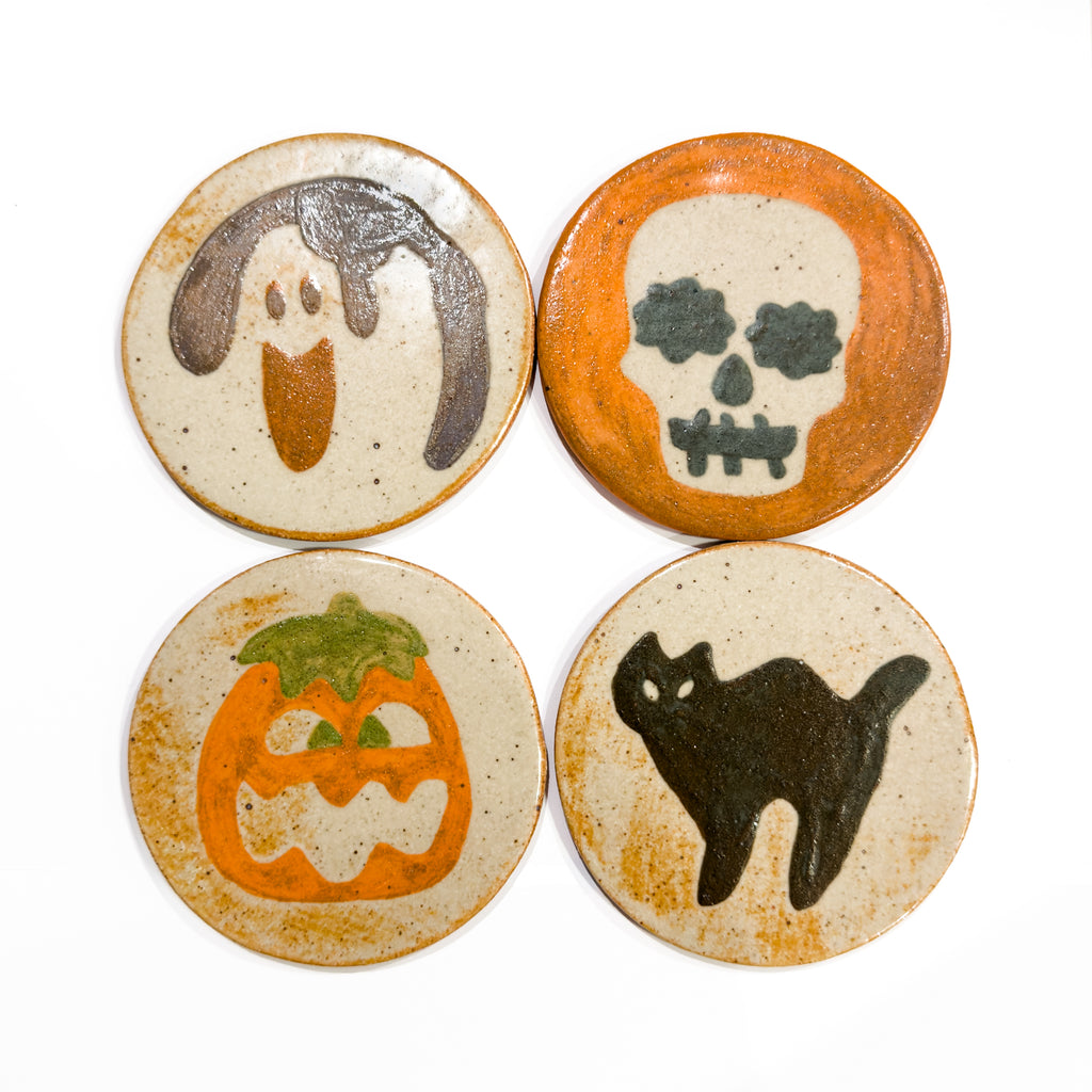 Sugar Spirits Stoneware Coaster - Jack the Pumpkin