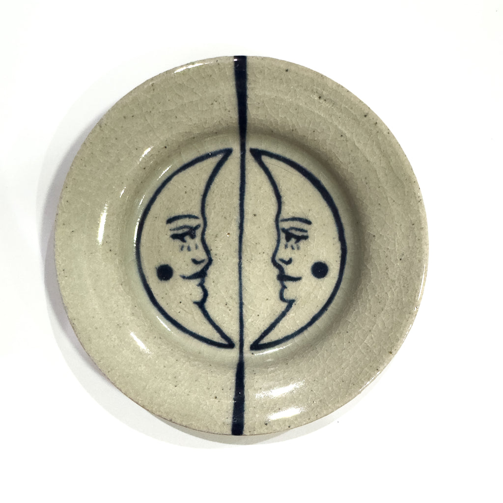 Celestial Motif Stoneware Plate Set