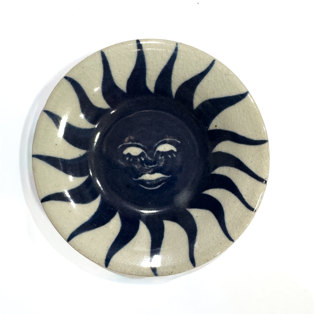 Celestial Motif Stoneware Plate Set